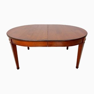 Vintage French Extendable Oval Dining Table