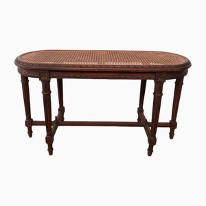 Early 20th Century French Louis XVI Style Beech Bench, 1920s