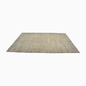 Grand Tapis Oriental Oushak Verge d'Or