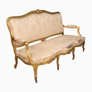 Louis XV French Golden Sofa, 1920s