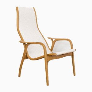 Mid-Century Swedish Lamino Easy Chair by Yngve Ekström, 1950s