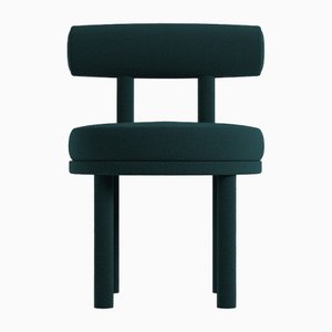Collector Moca Chair in Boucle Night Blue by Studio Rig