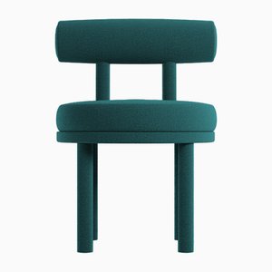Collector Moca Chair in Boucle Ocean Blue von Studio Rig