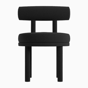 Collector Moca Chair in Boucle Black by Studio Rig