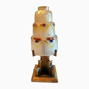 Small Table Lamp Art Deco by Charles Schneider