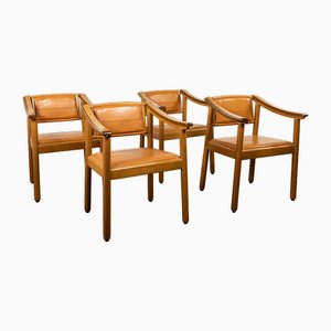 Model Artona Armchairs in the Style of Tobia & Afra Scarpa, Set of 4