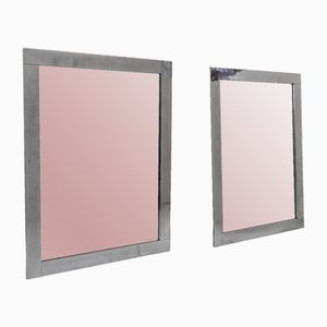 Chromed Mirrors by Luigi Caccia Dominioni for Azucena, Set of 2