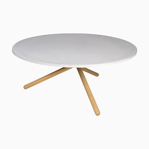 Table Basse Modèle Bertha en Chêne et Béton de Eberhart Furniture, 2017