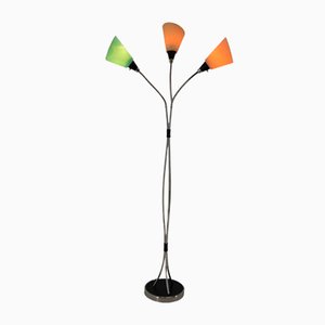 Lampadaire Flexible Mid-Century à 3 Flammes, 1960s