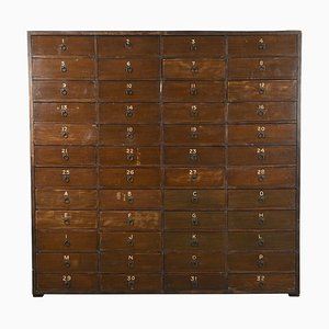 Large Storage Unit with 48 Numbered Drawers