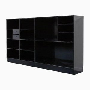 Schwarze Glänzende Schrankmodule von HG Furniture, Dänemark, 2 . Set
