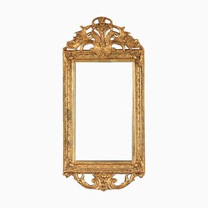 Spiegel aus Holz & Gips im Neo-Rokoko-Stil
