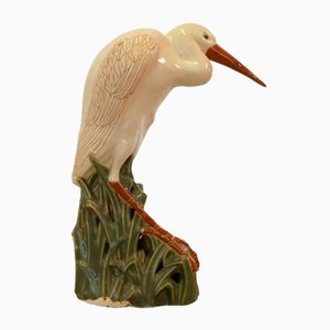 Vintage Ceramic Heron Figurine