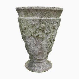 Large Stone Casting Garden Planter, 1930