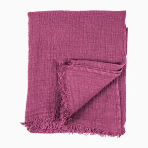Linen Tasseled Throw Blanket by Once Milano