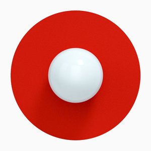 Candy Big Circle 360 S Lamp in Strawberry Red by Swedish Ninja
