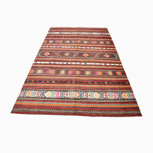 Türkischer Ethnischer Vintage Kelim Teppich