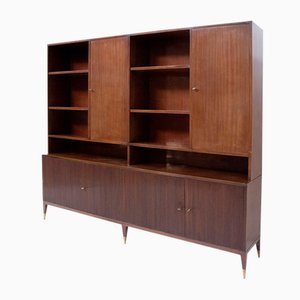 Sideboard Bookcase attributed to Dassi Modern Furniture Attribute to Gio Ponti, 1950s