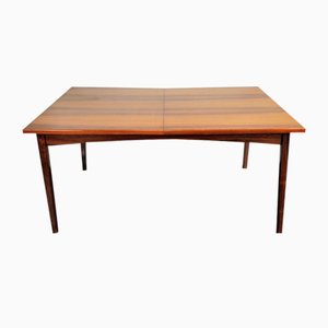 Mesa de comedor vintage rectangular de madera, Dinamarca, años 60