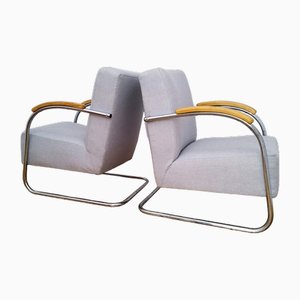 Set of Vintage Fn 21 Armchairs from Mücke Melder, 1930s