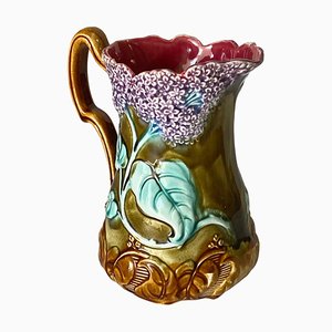 Majolica Pitcher by George Jones, France, 1900s