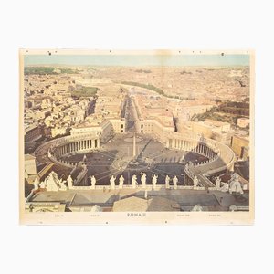 Carta da parati scolastica di Roma, anni '60