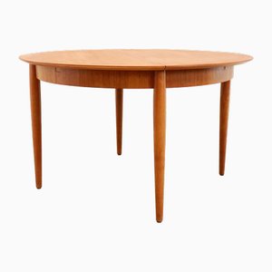 Vintage Round Frickenhausen Dining Table from Lübke