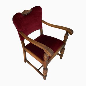 Art Deco Sessel aus Holz