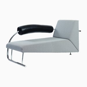 Dutch Black White Lounge Chaise Longue Chair by Karel Doorman, 1980s