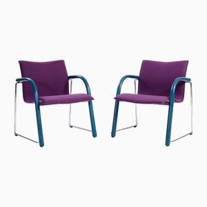 German Postmodern Stackable Lounge Chairs by Thonet by Wulf Schneider Ulrich Böhme, 1980s, Set of 2