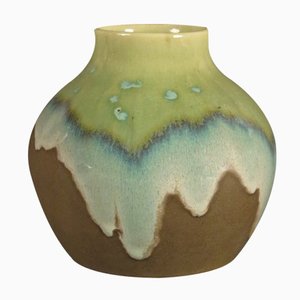 Vase Vintage Art Nouveau en Céramique de Karlsruher Majolika