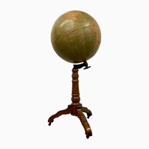 Terrestrial Floor Globe by Guido Cora for G.B.Paravia, 1888