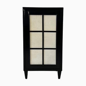 Mueble italiano Art Déco lacado en negro, años 40