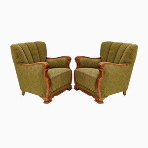 Dänische Vintage Sessel, 1950er, 2er Set