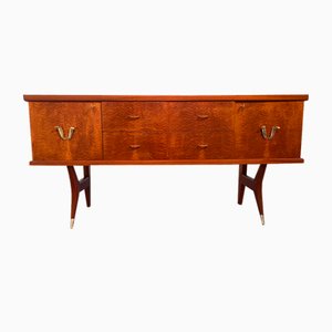 Italienisches Mid-Century Sideboard aus Amboyna Briar von Vittorio Dassi, 1950er