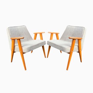 366 Easy Chairs by Jozef Marian Chierowski, 1960, Set of 2