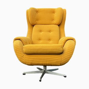 Vintage Swivel Wing Egg Armchair from Up Závody, 1970s