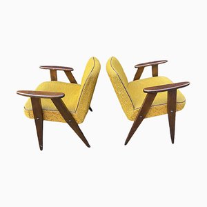 Vintage 366 Easy Chairs by Jozef Marian Chierowski, 1960, Set of 2
