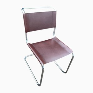 B33 Tubular Chrome Cantilever Chair by Marcel Breuer for Thonet