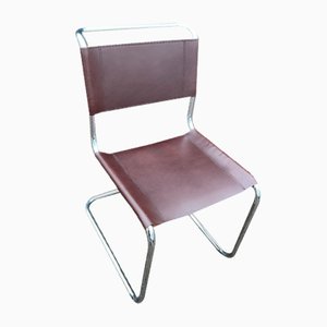 Silla Cantilever B33 tubular de cromo de Marcel Breuer para Thonet