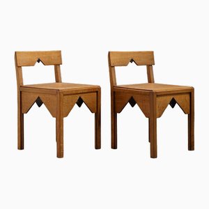Art Deco Chairs, 1930s, Set of 2