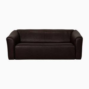Ds 47 Leather Dark Brown 3-Seater Sofa from de Sede