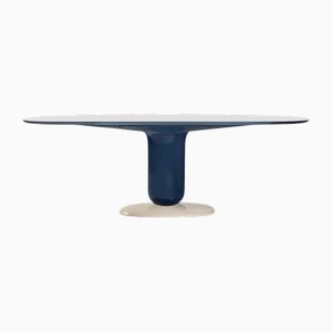 Jaime Hayon Blue Contemporary 220 Explorer Dining Table by Bd Barcelona