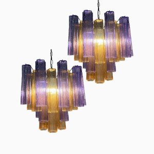Murano Chandeliers by Valentina Planta, Set of 2