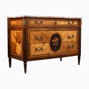 18th Century French Marble Topped Commode, 1780s