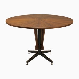 Round Dining Table Made by Carlo Ratti for Lissoni, Italy, 1950s