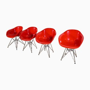 Vintage Stühle von Charles & Rays Eames, 1980er, 4er Set