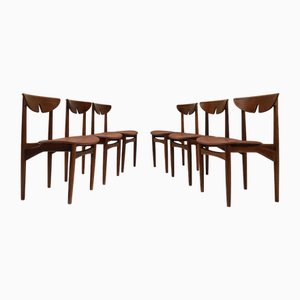 Dining Chairs in the style of Hvidt and Mølgaar by Peter Hvidt & Orla Mølgaard-Nielsen, Denmark, 1960s, Set of 6