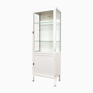 Vintage Medical Cabinet in Iron and Glass, 1950s