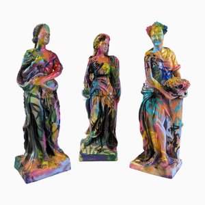 Jeremy Olsen, Sculptures, inizio XXI secolo, resina, set di 3